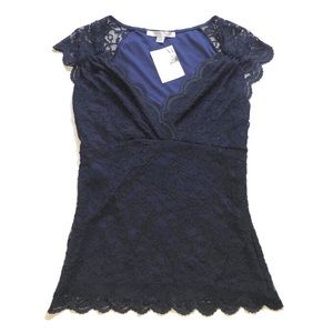 Boston Proper Lace Top